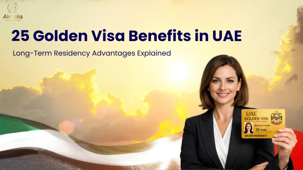 golden visa benefits in UAE for long-term residency
